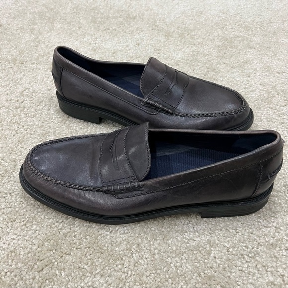 Cole Haan Pinch Penny Loafer  Weekender Mens Leather Shoes Grey Size 13 M C21971 main image 12